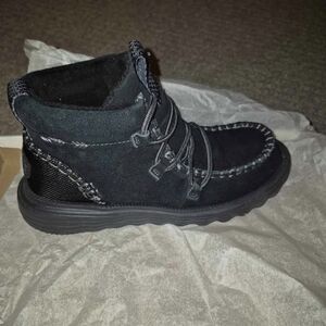 Black Suede Ankle Boots